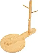YIKANGHENG Key Storage Rack, 11.2 Inch x 10.5 Inch x 6.5 Inch Bamboo Storage Rack for Keys and Small Ornament in Entrance Hall (s)