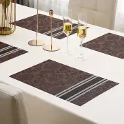 PVC Washable Table Mats for Dining Table 45 x 30 cm Set of 4 (AR2767)