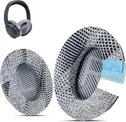 Instant-Chill Professional Bose Headphones Ear Pads, Fits Bose QuietComfort 35 ii /QC35 /QC25 /QC2 /QC15 /Ae2 /Ae2i /Ae2w /SoundTrue & SoundLink(Over-Ear), Cooling-Gel by Krone Kalpasmos – Grey Scrim