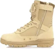 [Thowi] Men's Military Tactical Boots Army Jungle Boots with Zipper