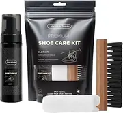 [Maison de Sneaks] Sneaker Cleaning Set | Cleaning Foam with Premium Brush & Cloth | Deep Cleaning for White Trainers | Effective Against Dirt, Stains & Odours | Ideal for All Materials, All colours,