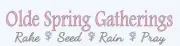 Large Primitive Stencil *Olde Spring Gatherings*rake seed rain pray 24" Shabby