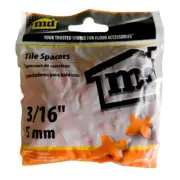 M-D 49164 Tile Spacer, 3/16 in Thick, Pack of 150