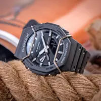 在飛比找PChome24h購物優惠-【CASIO 卡西歐】G-SHOCK 八角錶殼耐衝擊運動雙顯