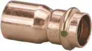 Viega ProPress 78082 1 inch x 1/2 inch Copper Street Reducer, FTG x Press, 200 P