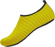 [Dikermoon] Quick-Drying Women's Striped Water Socks for Barefoot Beach Wading, Yoga, Fitness, Swimming, and Surfing