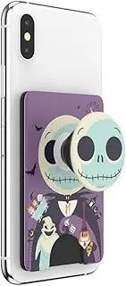 PopSockets Phone Wallet with Expanding Phone Grip, Phone Card Holder, Disney PopWallet - Pumpkin King