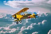 Boeing Stearman PT 13D 39" RC Airplane Laser Cut Balsa Ply Short Kit W/ Plans