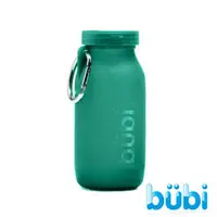 在飛比找PChome商店街優惠-【Bubi】可摺疊便攜式矽膠水瓶414ml『墨綠』(14oz