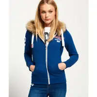 在飛比找蝦皮購物優惠-【全新正品】Superdry 極度乾燥 女生棉外套 毛邊絨粒