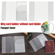 Passport Cover Transparent Protector Travel Clear Holder Organizer Wallet