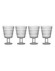 [IITTALA] Kastehelmi Set of 4 Universal Glass Clear