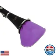 Alomejor Sax Saxophone Cleaning Cloth Clarinet Pull Through Swab Instrument C
