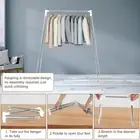Clothes Drying Rack 53.5 Inch Folable Laundry Drying Rack Stretchable beAun