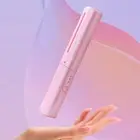Portable Mini Straightening Comb Wet Dry Hair Straightener Brush Curler 2-in-1