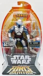 Star Wars Force Battlers Jango Fett Action Figure Hasbro 2005 No. 85855 NRFP