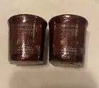 Two Yankee Candle Votives Sweet Fig & Pomegranate -Retired