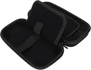 Vikye Game Console Storage Bag, Handbag Carrying Case for Switch, Hard Shell Dual Zipper Protective Portable Bag for Switch(Black Zipper Regular)