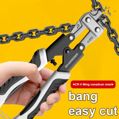 Wire Pliers Metal Shear Cutting Heavy-Duty Mini Bolt Cutter Compact Tool Lock