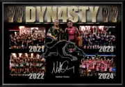 Penrith Panthers 4-Peat Premiers Dynasty Framed Sportsprint