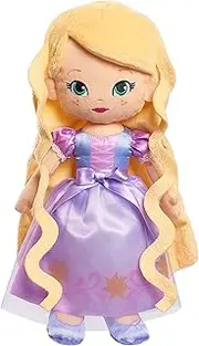 Disney Princess So Sweet Princess Rapunzel, 12.5 Inch Plushie with Blonde Hair, Tangled, Kids Toys for Ages 3 Up by Just Play