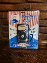 VTG NOS 1997 Pepsi Cola AM FM Radio Portable More Bounce To The Ounce Soda