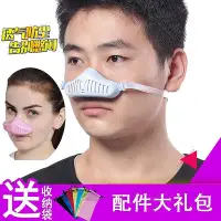 在飛比找Yahoo!奇摩拍賣優惠-活性炭防塵鼻罩透氣鼻子口罩粉塵花粉油霾冷氣鼻子保暖打磨清洗