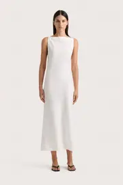 Antibes Midi Dress White - Final Sale