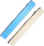 ARTSEWPLY 2Pcs Extendable Plastic Artworks Storage Tubes for Drawings Posters Lightweight Document Tube with Strap Retractable Up for Artists Architects and Students