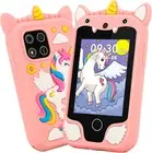 Kids Smart Phone for Girls, Dual Camera Unicorn Kids Phone Toy with Games, Mu...