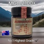 MGO 2100+ Manuka Honey 250g AUSMANUKA-Very Rare Strength.