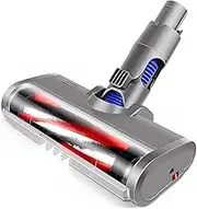Hygieia LED Vacuum Cleaner Head for Dyson V6 Motorhead, Animal, Absolute, DC44, DC45, DC59 & More Vacuum Cleaners, Motorized Powerhead Attachment Tool for Carpet Cleaning