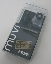 Veho Atom Muvi Micro Camcorder VCC-004-ATOM-NPNG With SD Card New Factory Sealed