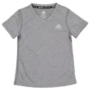 Adidas Youth Girls Climalite Short Sleeve Athletic V-Neck Shirt, X-Small (7)