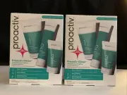 2x Proactiv Clean 3-Step Mild Acne-Fighting Treatment Routine Skincare Kit 02/25