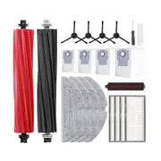 Accessories Kit Compatible for S8 Pro Ultra Robot Vacuum Dual Main Brush Side Brush Hepa Filter Mop Cloths