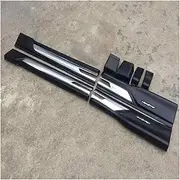 Side Skirt splitters Compatible for Mazda CX-5 CX5 2017 2018 Accessories 4pcs/Set ABS Matte Black Plastic Side Skirts(Matte Black Silver)