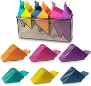 Clipper Guards Set 10 12 14 16 18 20 Fits for Most Wahl Clippers and Babyliss FX870, Color Coded with Organizer - Size 1.25", 1.5", 1.75", 2", 2.25" & 2.5"