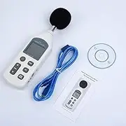 USB Digital Sound Pressure Level Meter, 30130dB Measurement, LCD Display, Fast/Slow Time Weighting