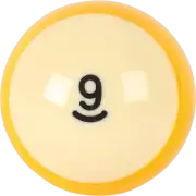 Individual Aramith #9 Crown Standard Replacement Pool Ball - RBCB