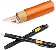 EPIGEIST 20pcs Replaceable Tailors Chalk Ergonomic Marking Tool for Sewing Accessories with Pen Cases for DIY Clothing Projects and Professional Tailoring