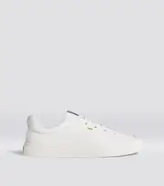 Women's Low Top Vegan White Knit Sneakers | IBI Low