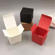 40x Kraft white Paper Gift Boxes birthday Wedding Favour Bomboniere Candy Boxes
