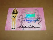 2015 Benchwarmer KAYLA COLLINS #46 Pink Archive Autograph SP PLAYBOY Playmate