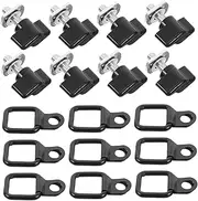 8-piece Car Roof Screw Kit Trunk Bed Hooks for Easy Install/remove Secure Replacement Hooks for Car Roof Trunk Compatible Vehicles