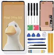 OLED Screen Replacement for Google Pixel 7 Pro GP4BC GE2AE 6.7'' Touch Screen LCD Assembly Display Digitizer with Repair Tools (Not for Pixel7)