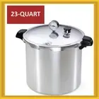 Presto 23 Quart Pressure Canner Cooker with Canning Rack Aluminum Silver