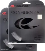 2 Sets Solinco Confidential 16 Gauge 1.30mm Tennis String NEW