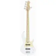 Ariaproii 5 String Bass Rsb Series Wh Rsb-618 White Gold Anodized Pg