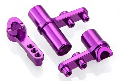 HSP Purple Aluminium Steering Servo Saver Set